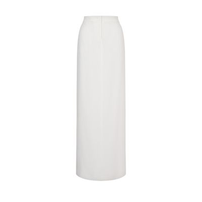 Alberta Ferretti Long enver satin skirt