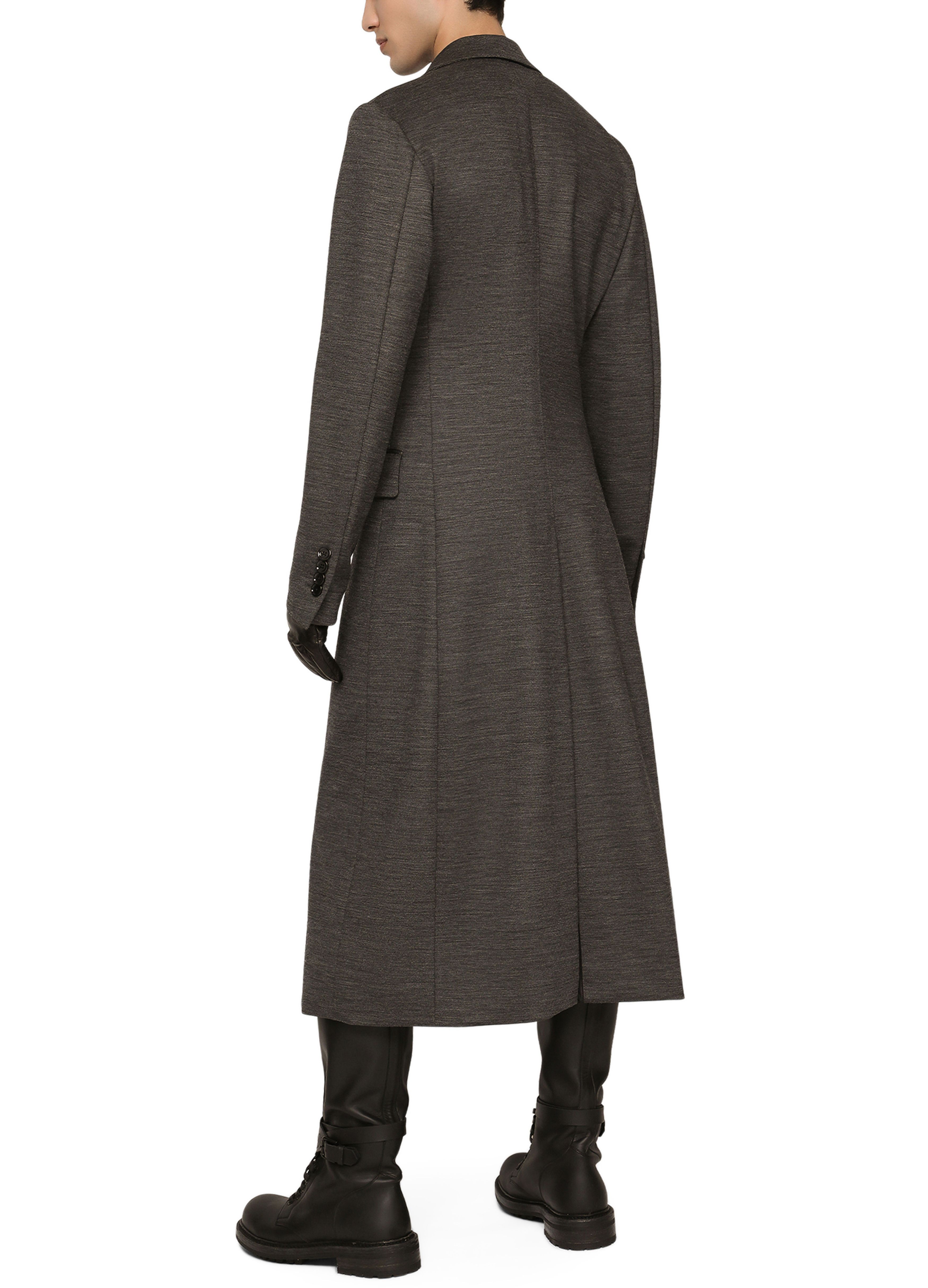 Dolce & Gabbana Double-Breasted Technical Wool Coat