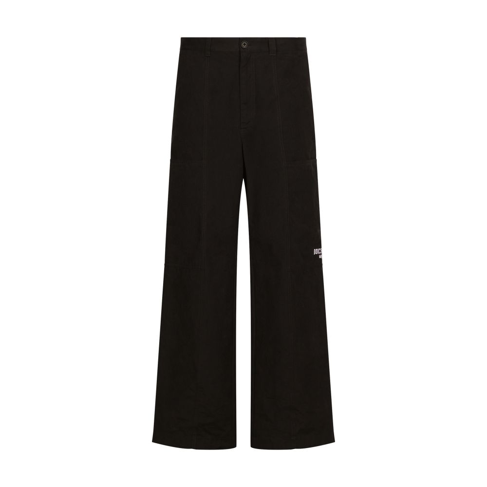 Dolce & Gabbana Faille VIB3 patch and embroidery pants