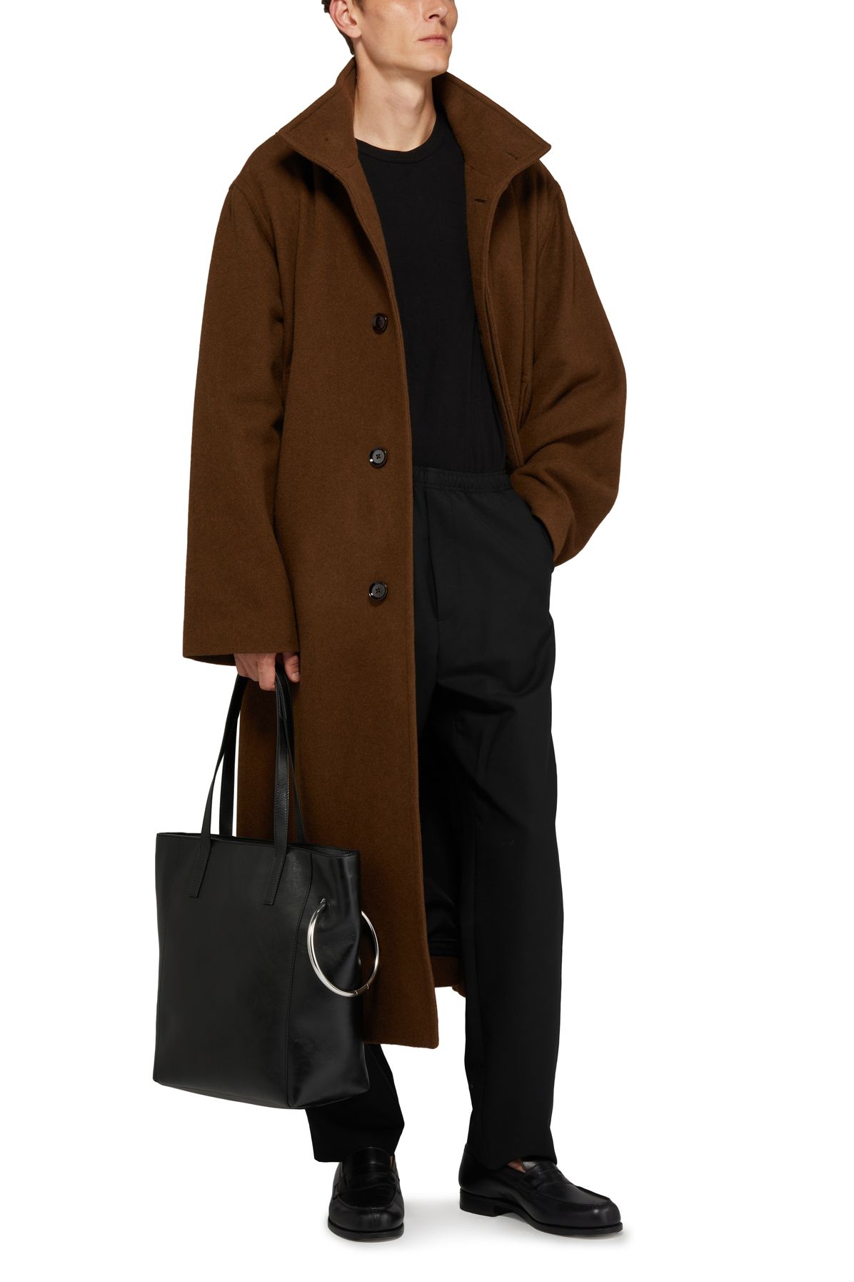 Lemaire Belted long coat