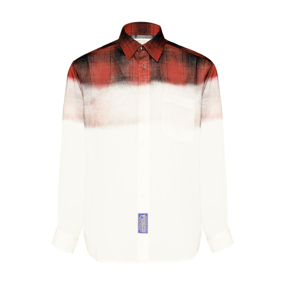 Maison Margiela Pendleton contrast shirt