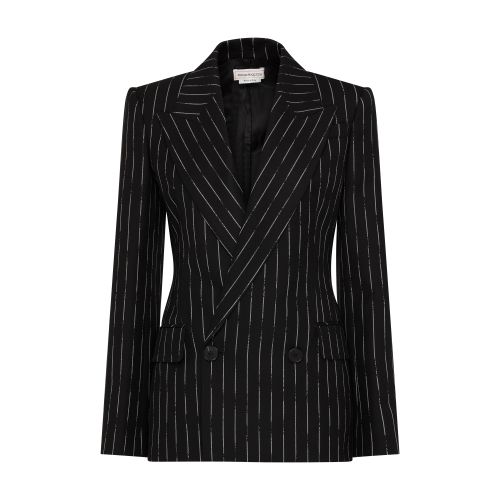 Alexander McQueen Wool striped jacket