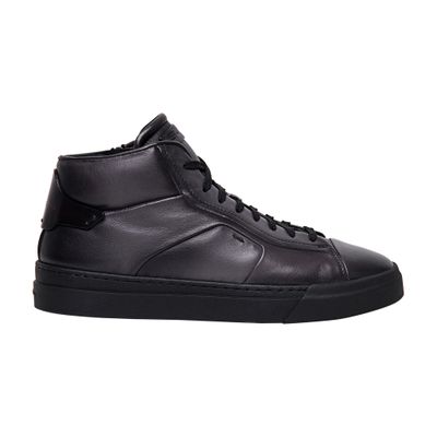 Santoni Leather sneaker