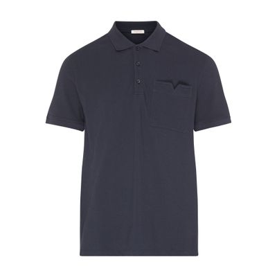 VALENTINO GARAVANI Polo shirt with V detail