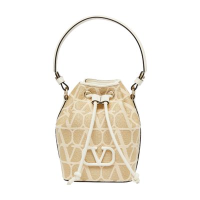 VALENTINO GARAVANI Mini Vlogo Signature bucket bag