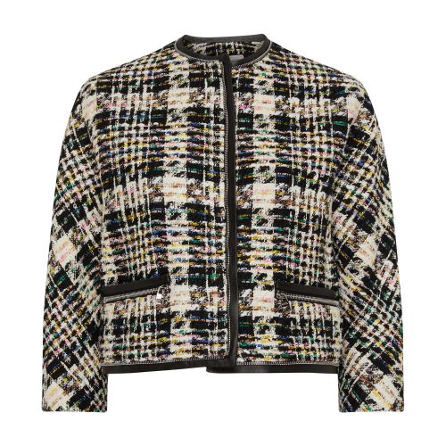 Alexander McQueen Tweed Cocoon jacket