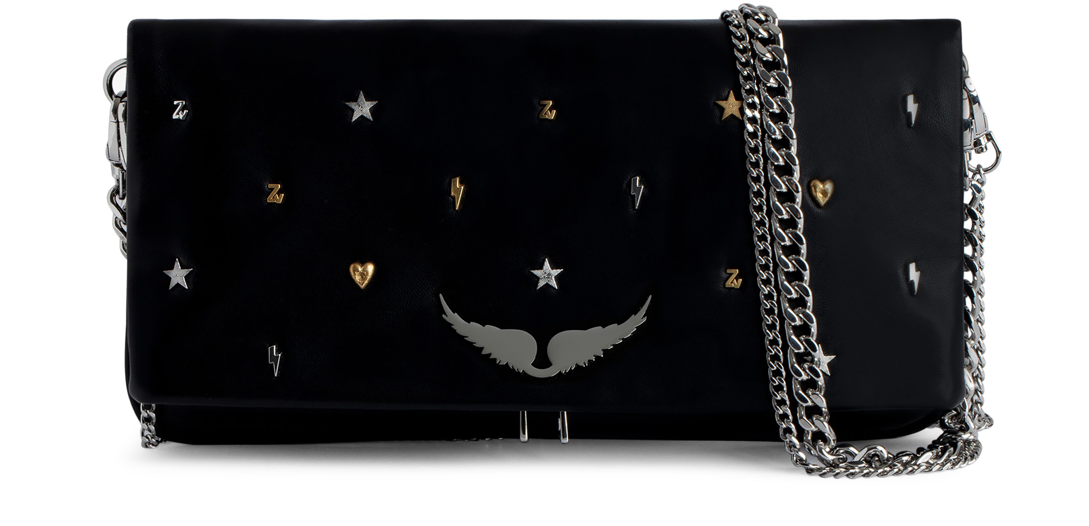 Zadig & Voltaire Rock Lucky Charms Clutch