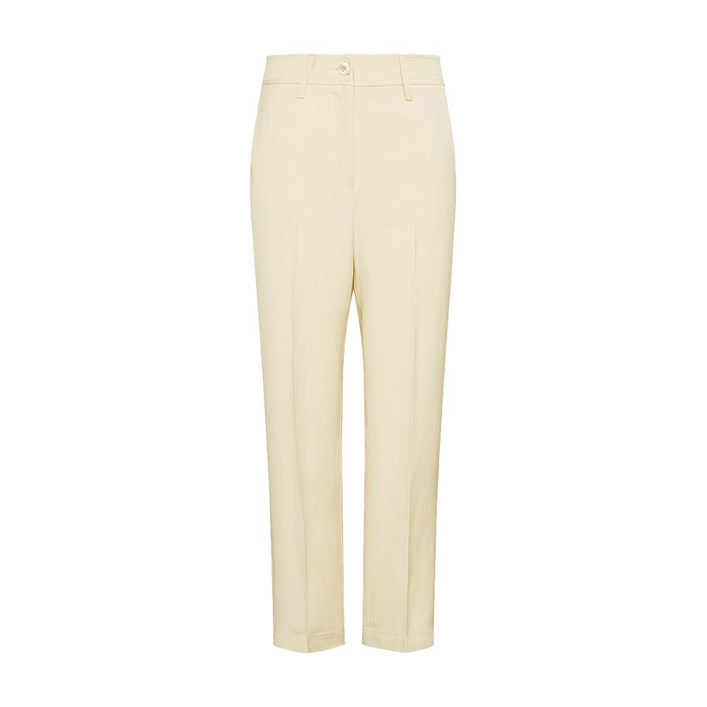  Matthieu elegant viscose linen pants