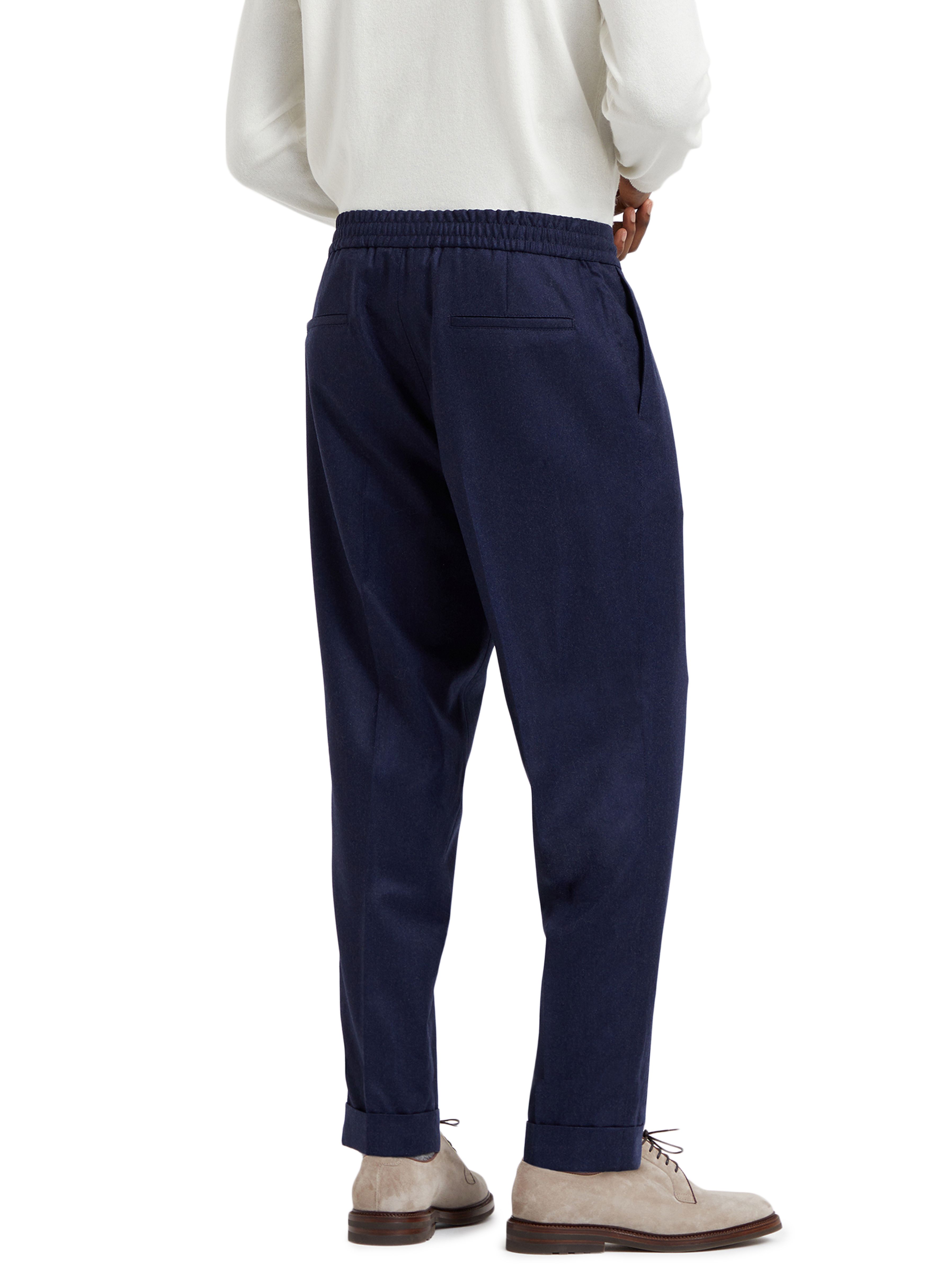 Brunello Cucinelli Virgin wool flannel trousers