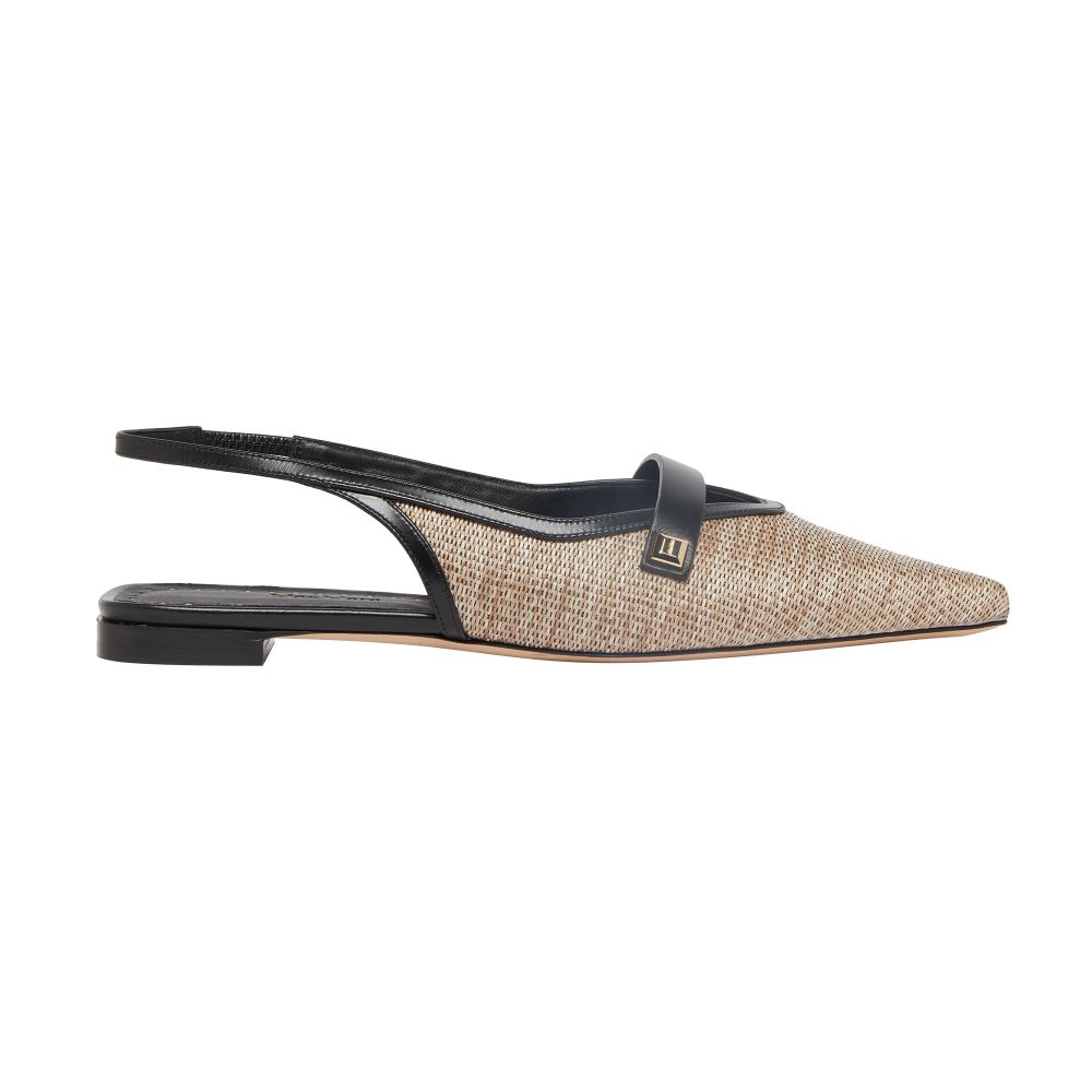 Max Mara Mms Pring Paglia sling backs