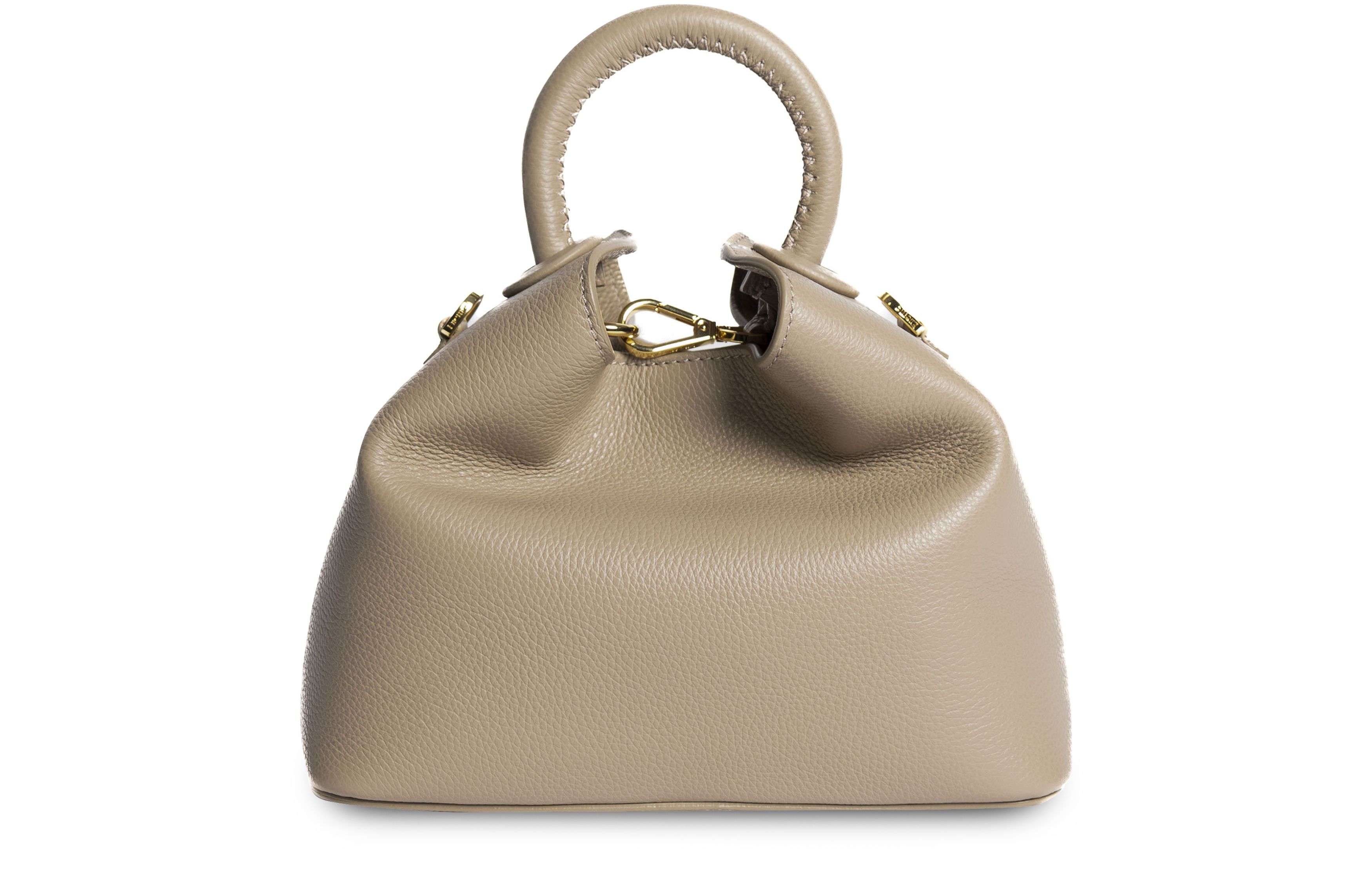 Elleme Baozi medium pebbled leather bag