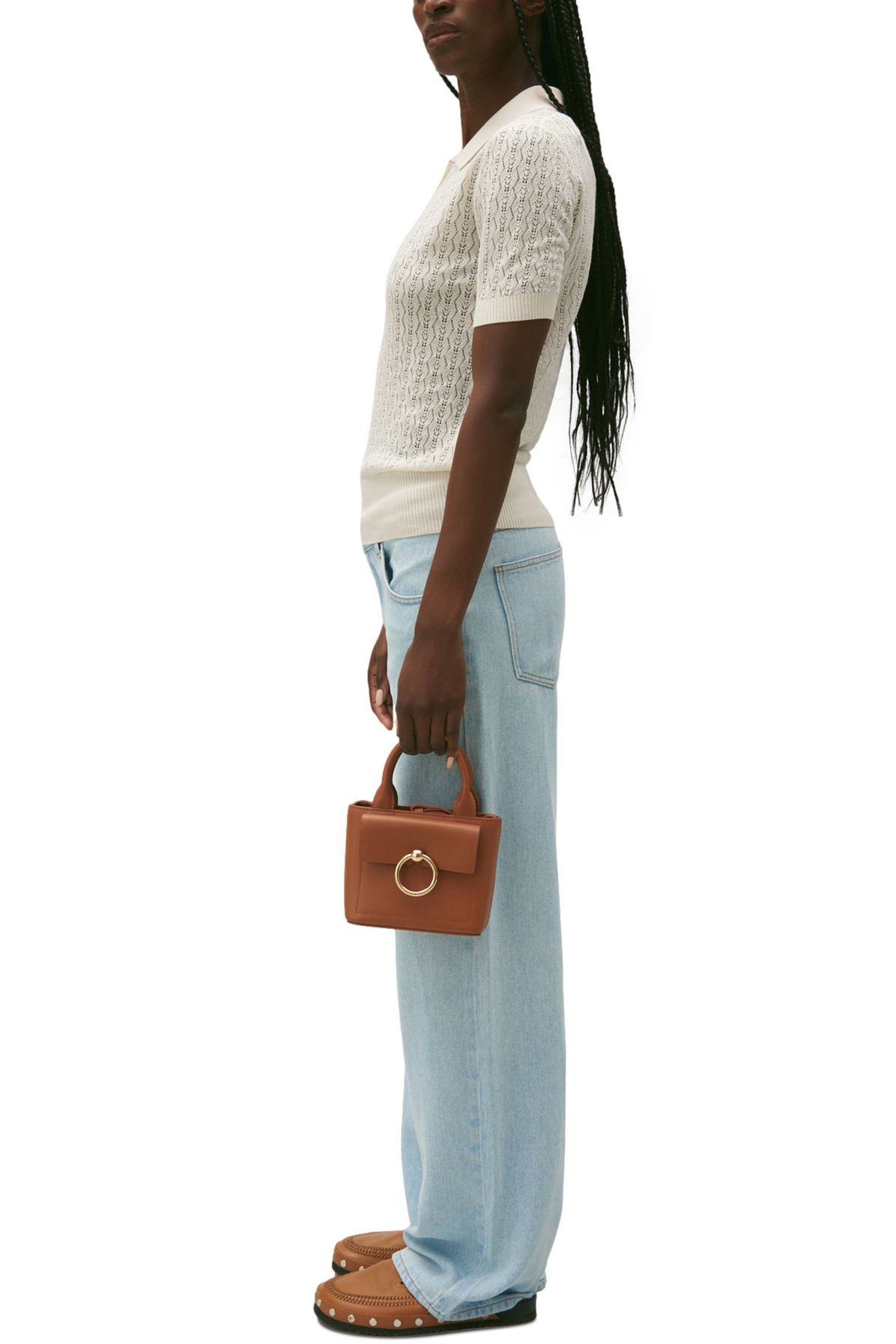  Anouck caramel leather mini bag