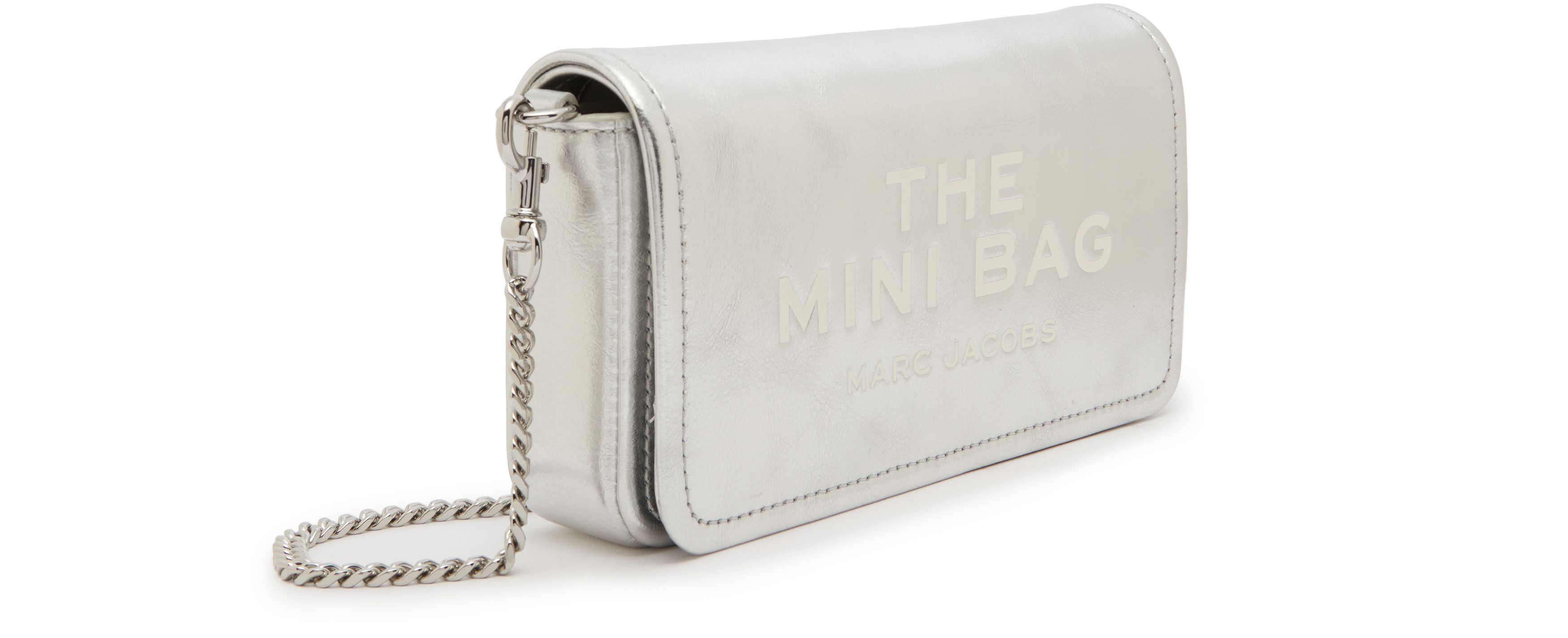 Marc Jacobs The Mini Bag Metallic clutch bag