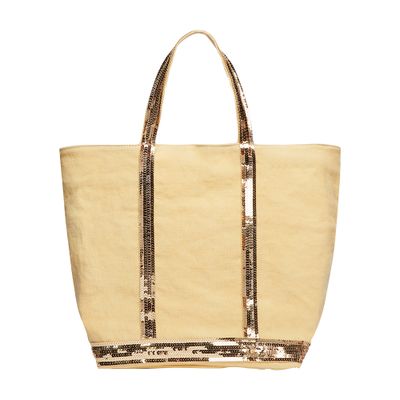  Linen M cabas tote