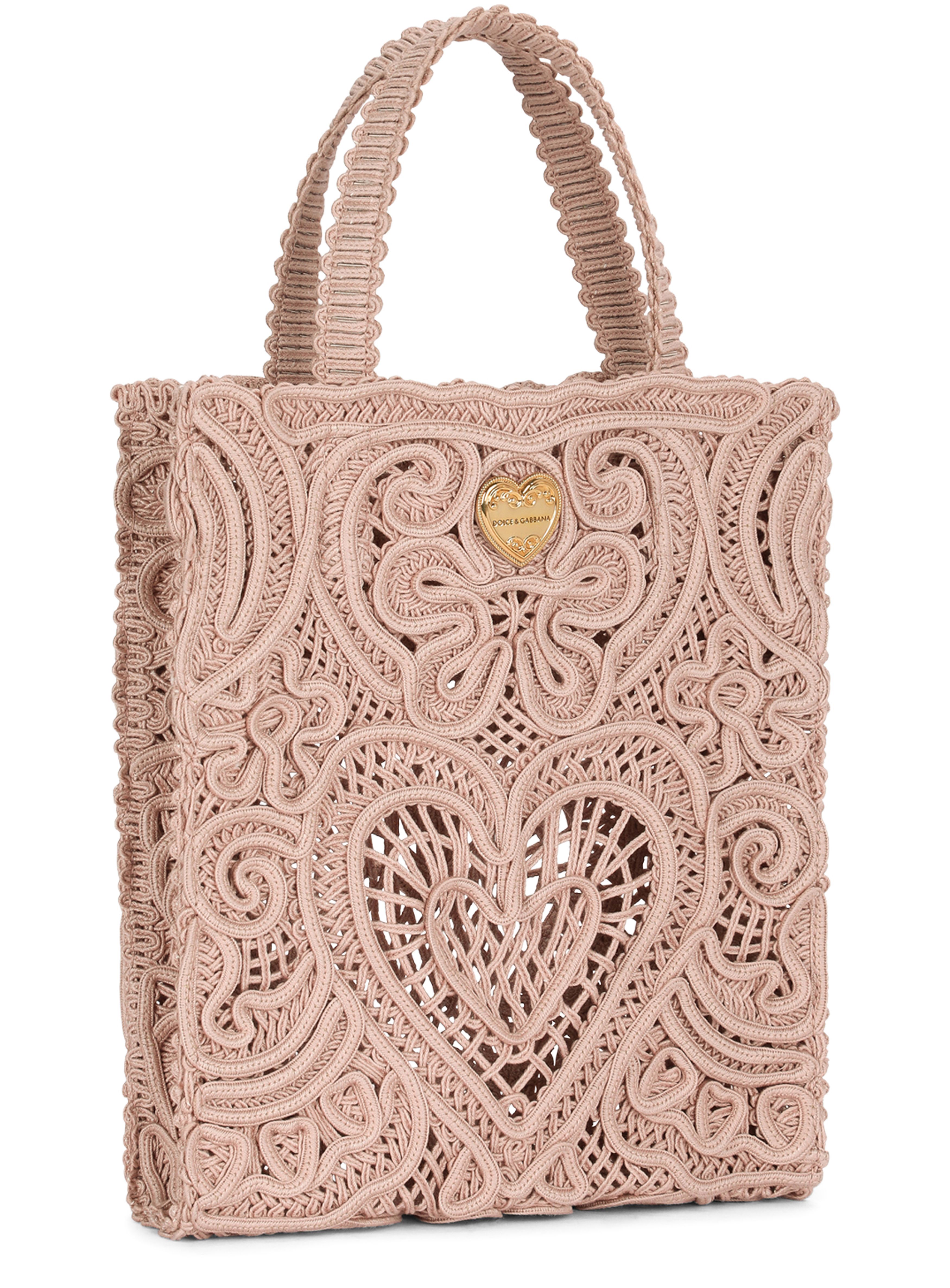 Dolce & Gabbana Small cordonetto lace shopper