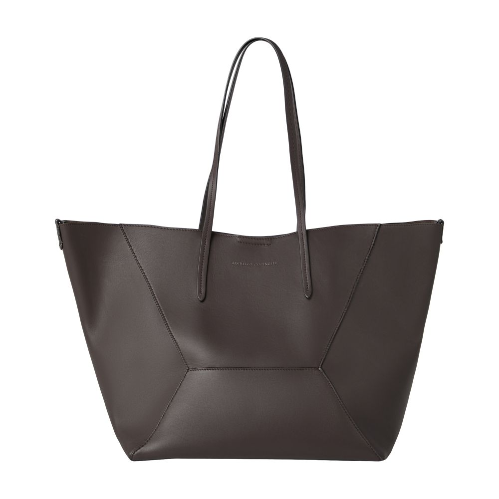 Brunello Cucinelli Calfskin shopper bag