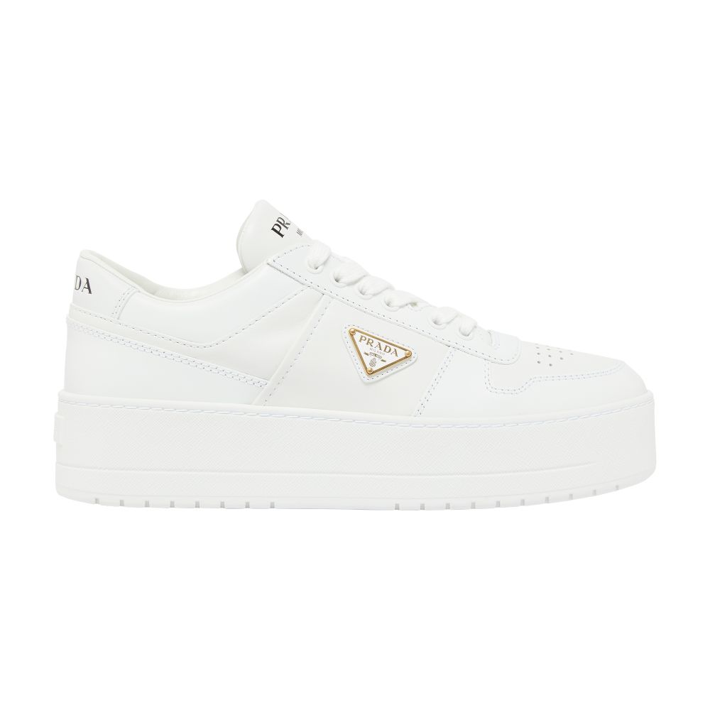 Prada Downtown Bold perforated leather sneakers