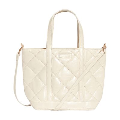  S quilted leather tote bag