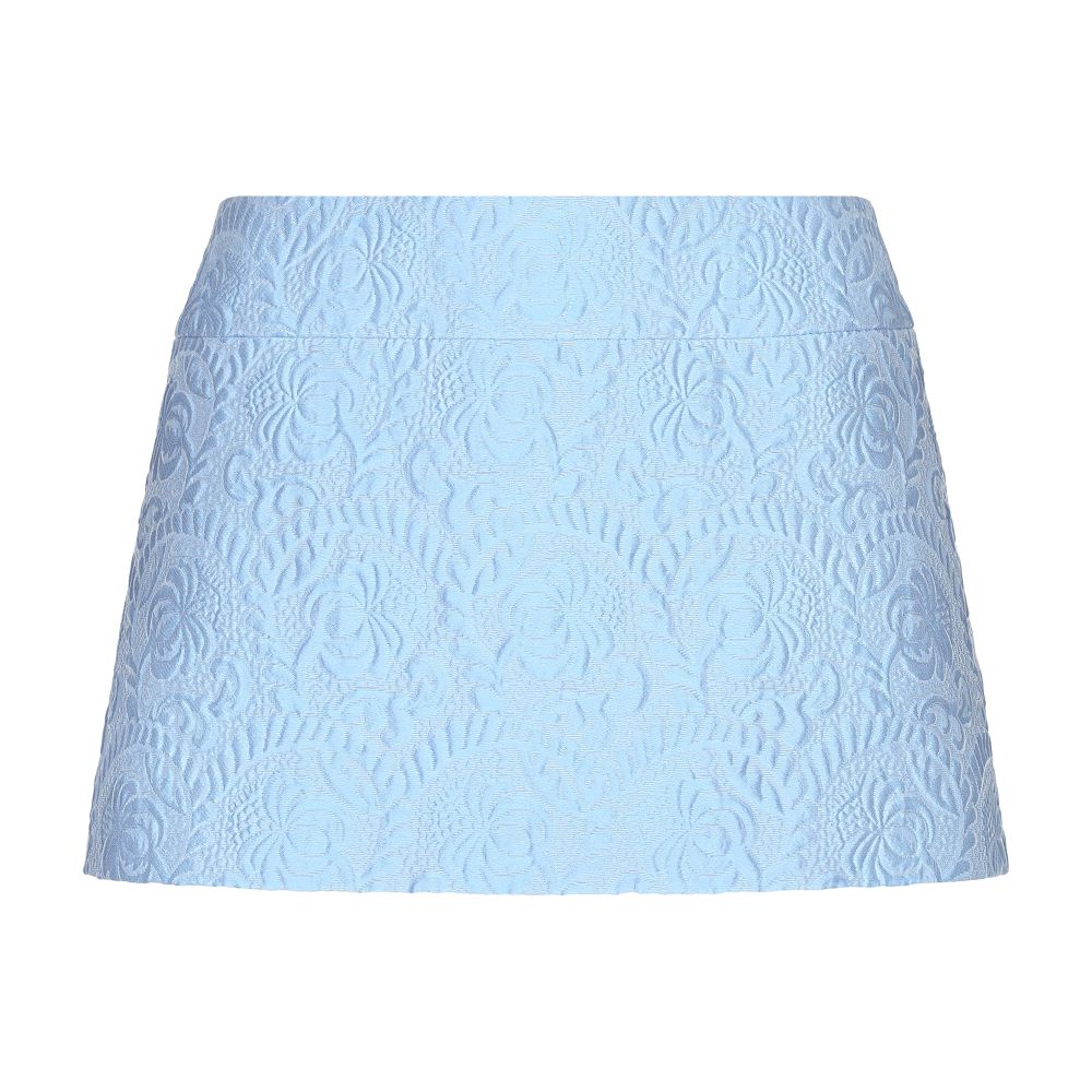 Dolce & Gabbana Floral quilted jacquard miniskirt