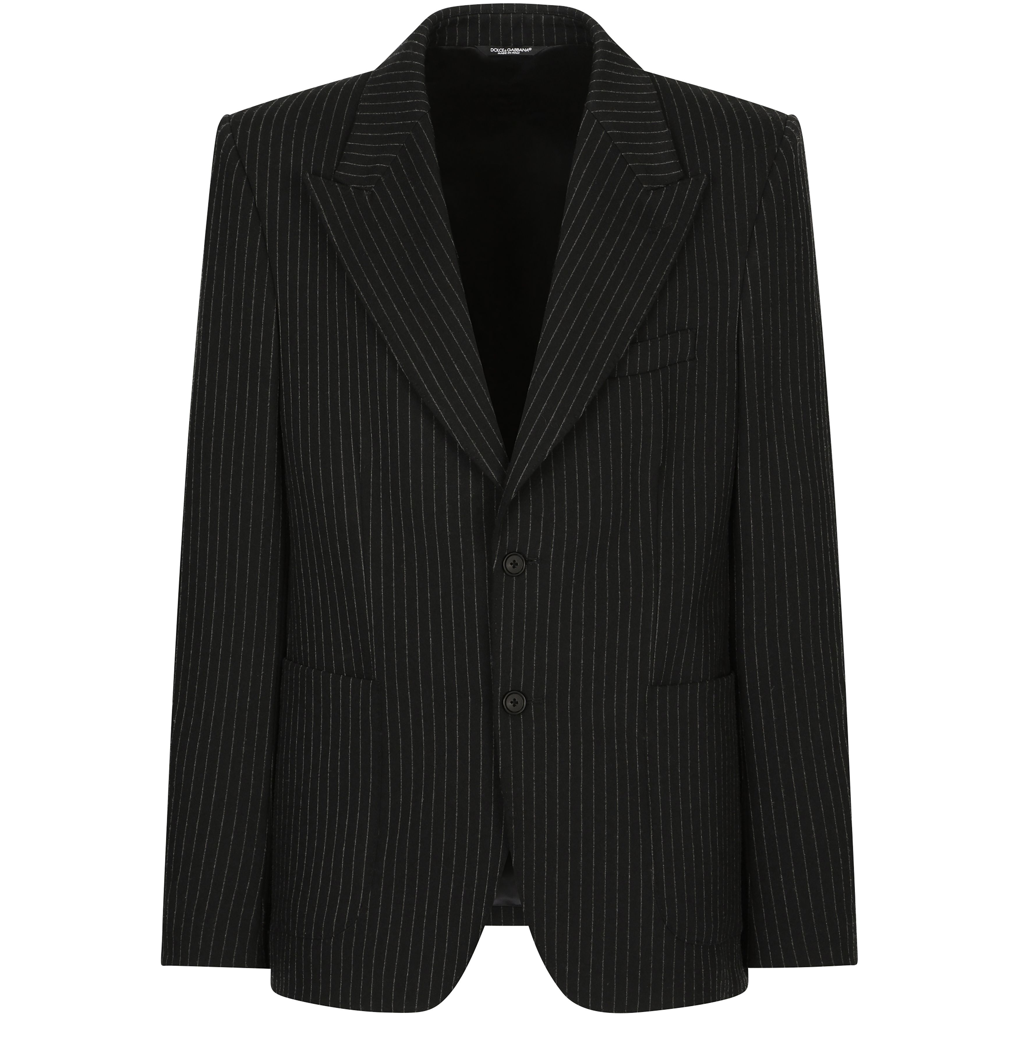 Dolce & Gabbana Pinstripe stretch jersey jacket