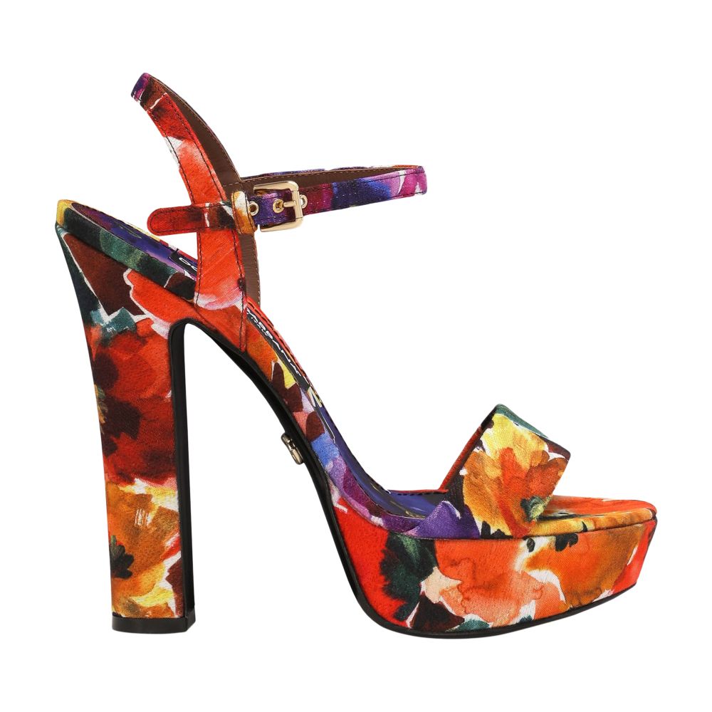 Dolce & Gabbana Brocade platform sandals