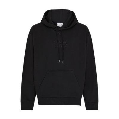 Courrèges Oversized fleece hoodie