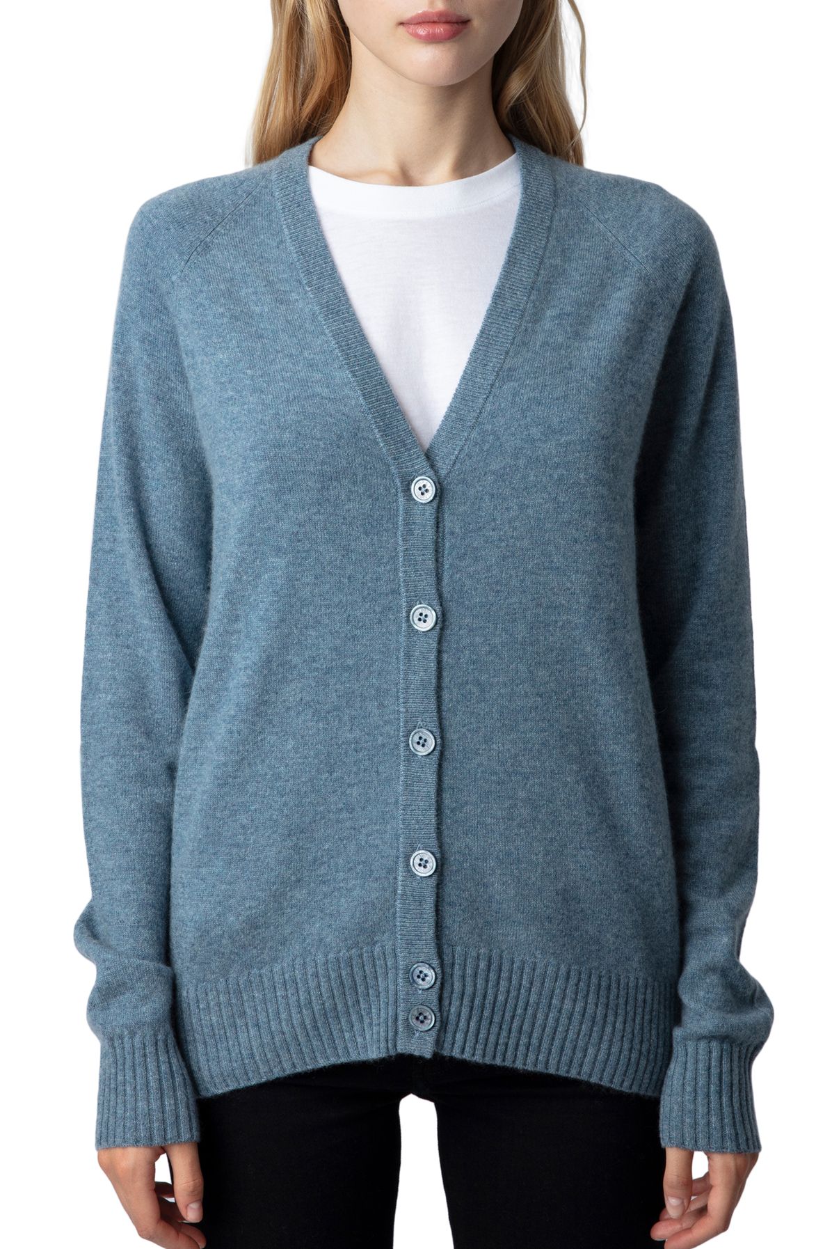 Zadig & Voltaire Jim Patch Cashmere Cardigan