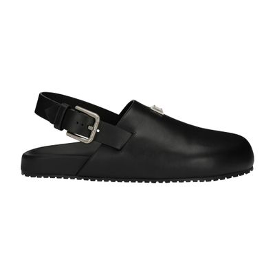 Dolce & Gabbana Calf Leather Sabots