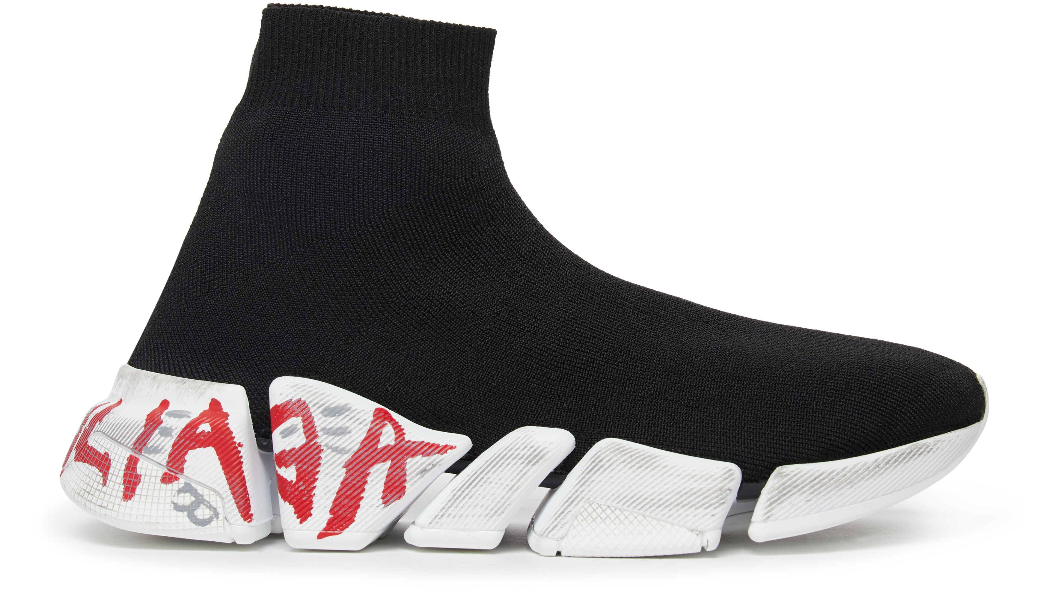 Balenciaga Speed 2.0 Graffiti Recycled Knit Sneaker