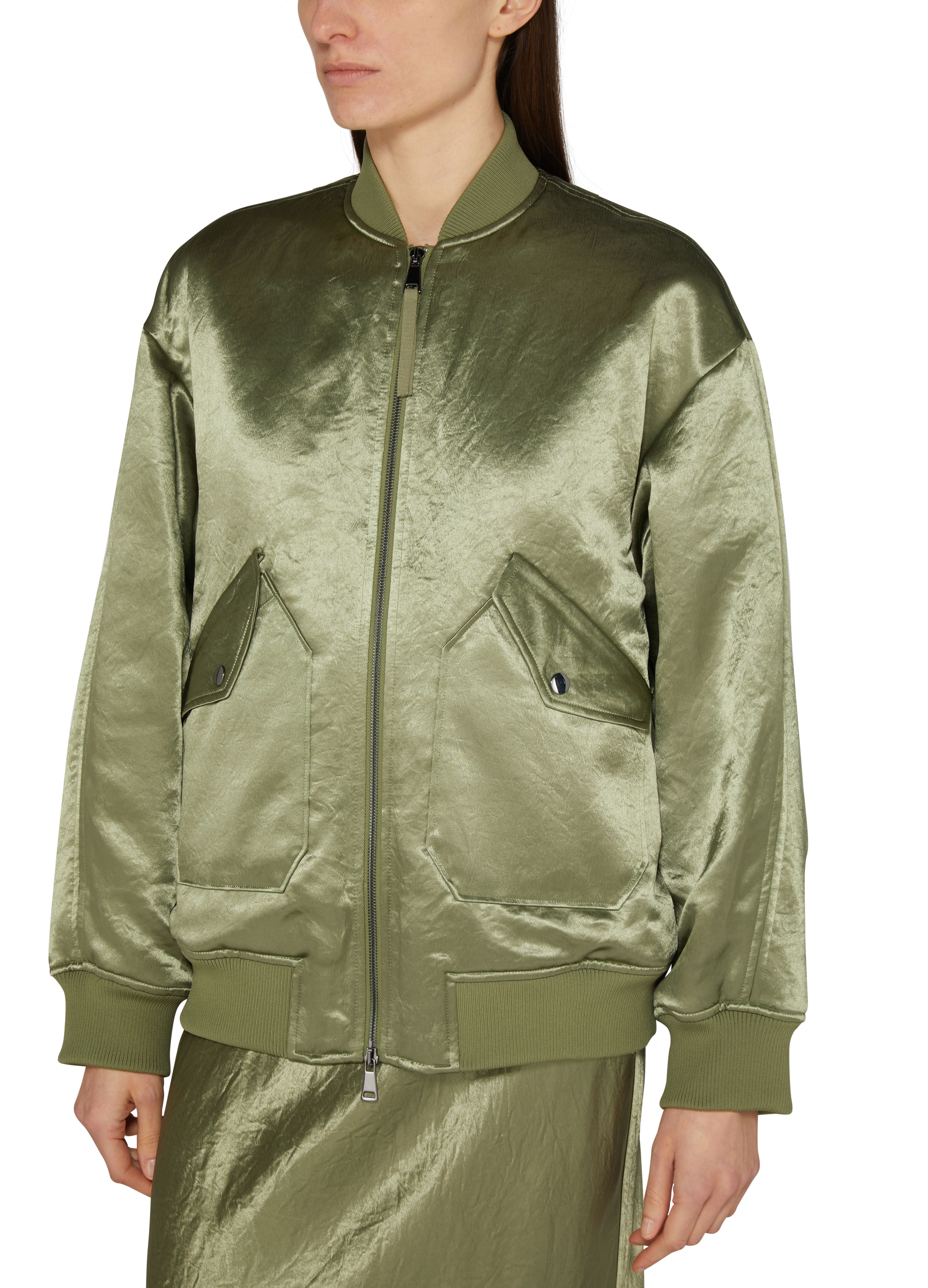 Max Mara Imelde satin bomber - LEISURE