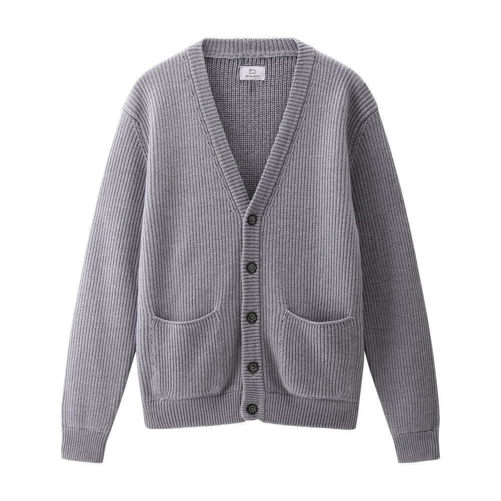 Woolrich Ribbed Cardigan Sweater