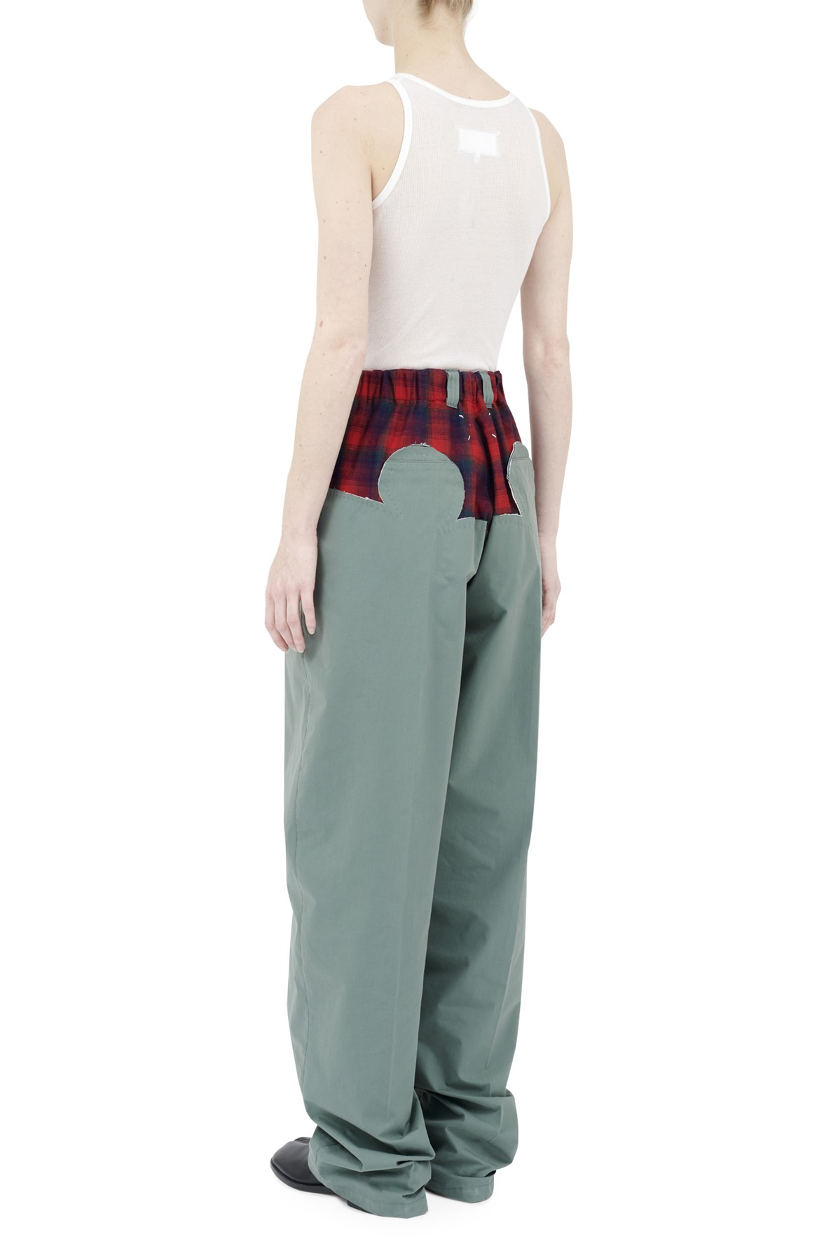 Maison Margiela Pendleton yoke trousers