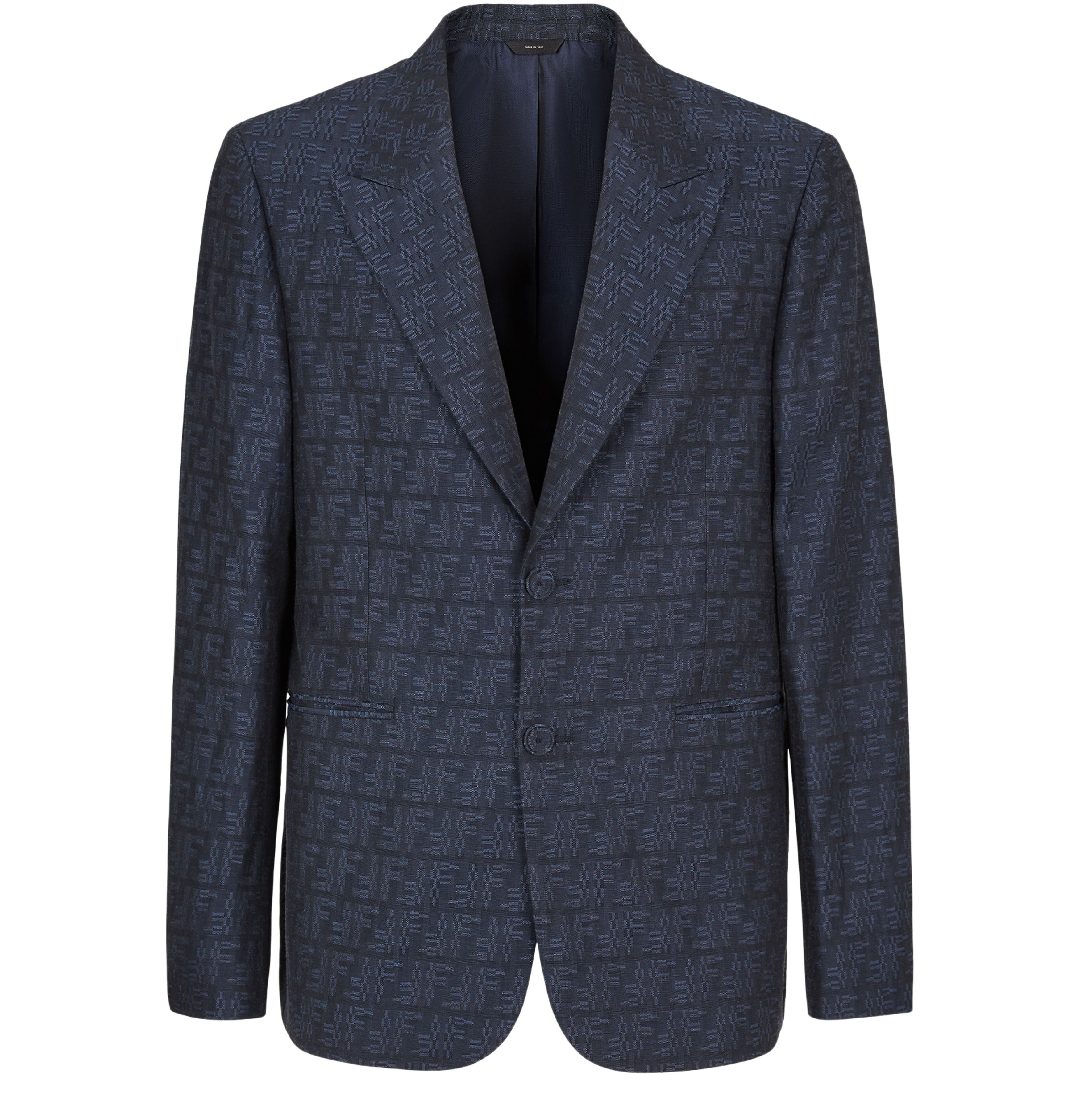 FENDI Regular-fit single-breasted jacket