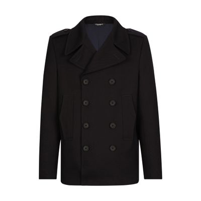 Dolce & Gabbana Double-breasted wool pea coat