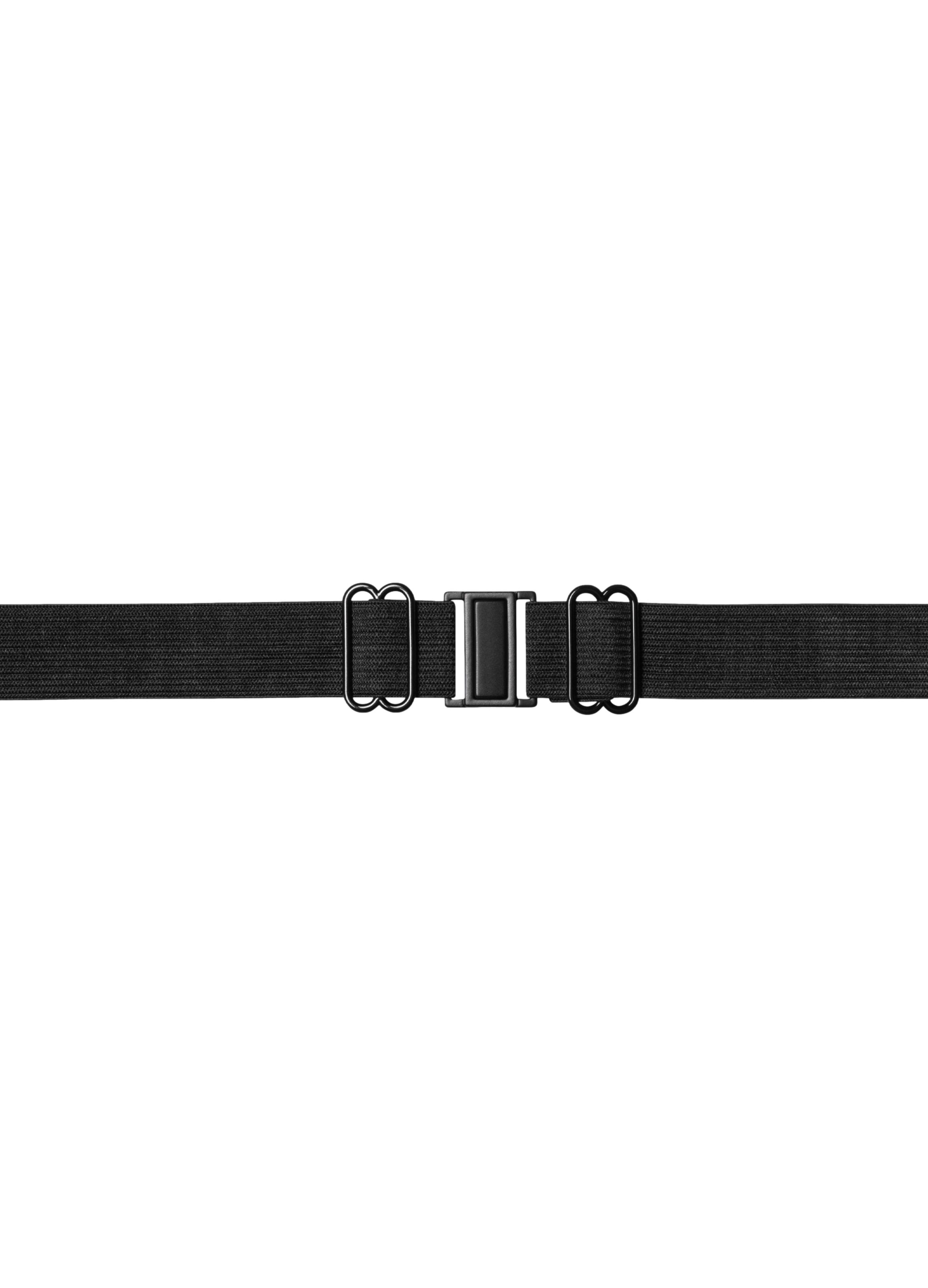  Satin pleated tuxedo belt