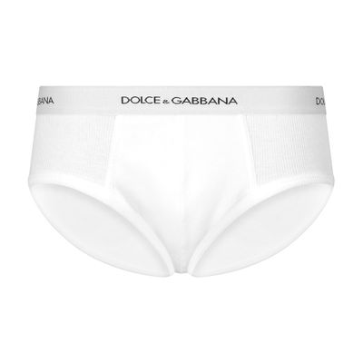 Dolce & Gabbana Fine-rib cotton brando briefs