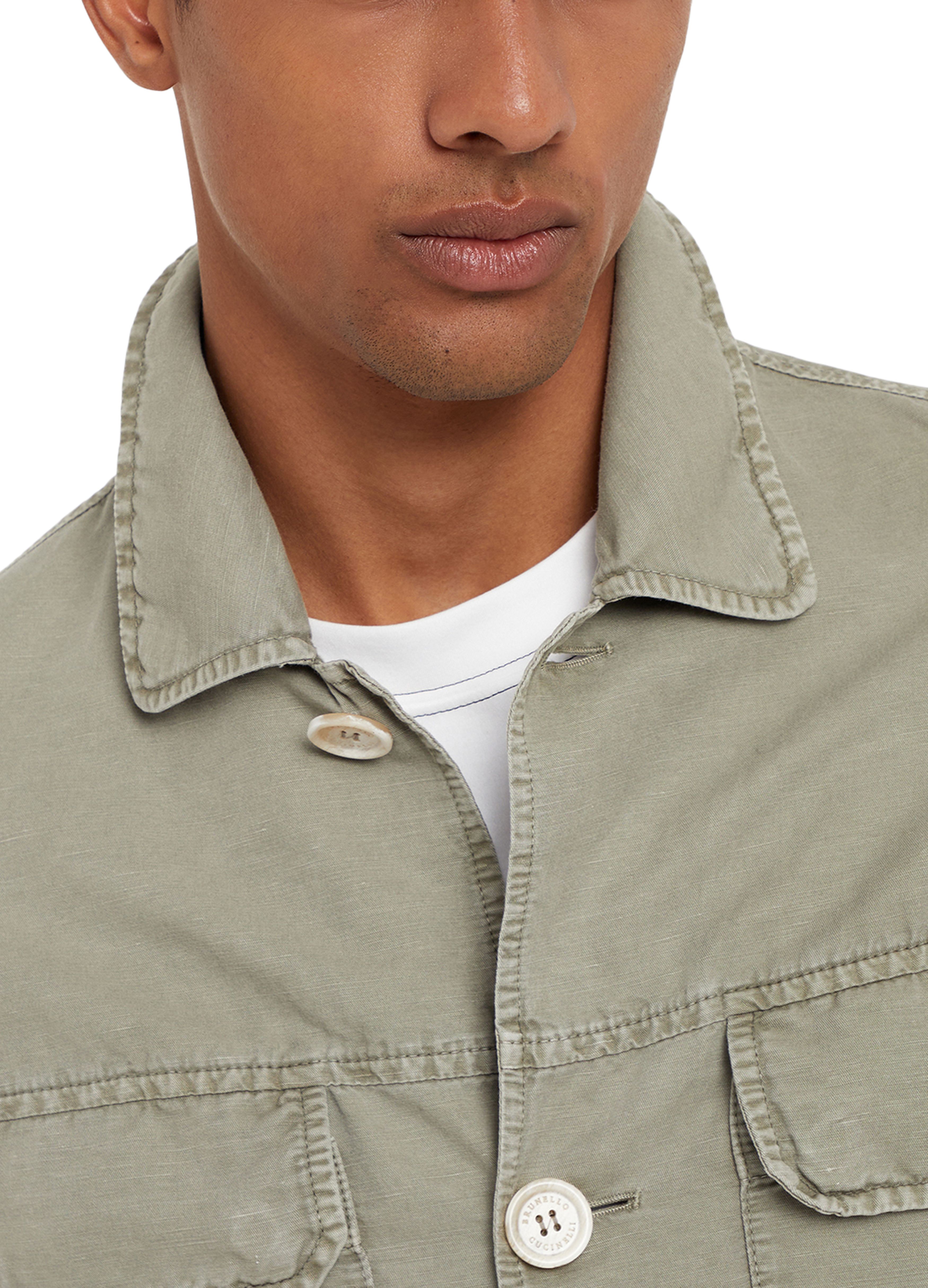 Brunello Cucinelli Gabardine overshirt