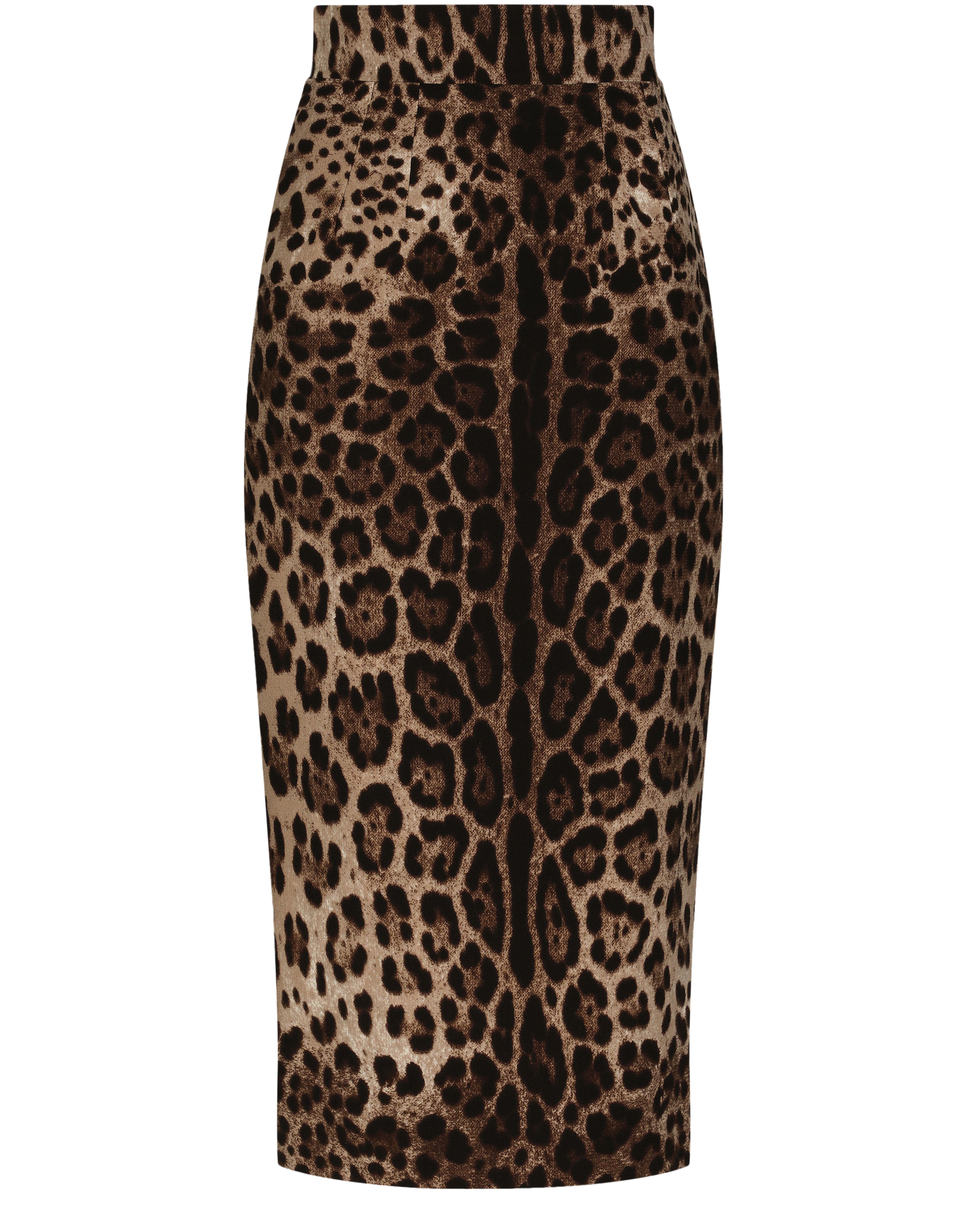 Dolce & Gabbana Double crepe calf-length skirt