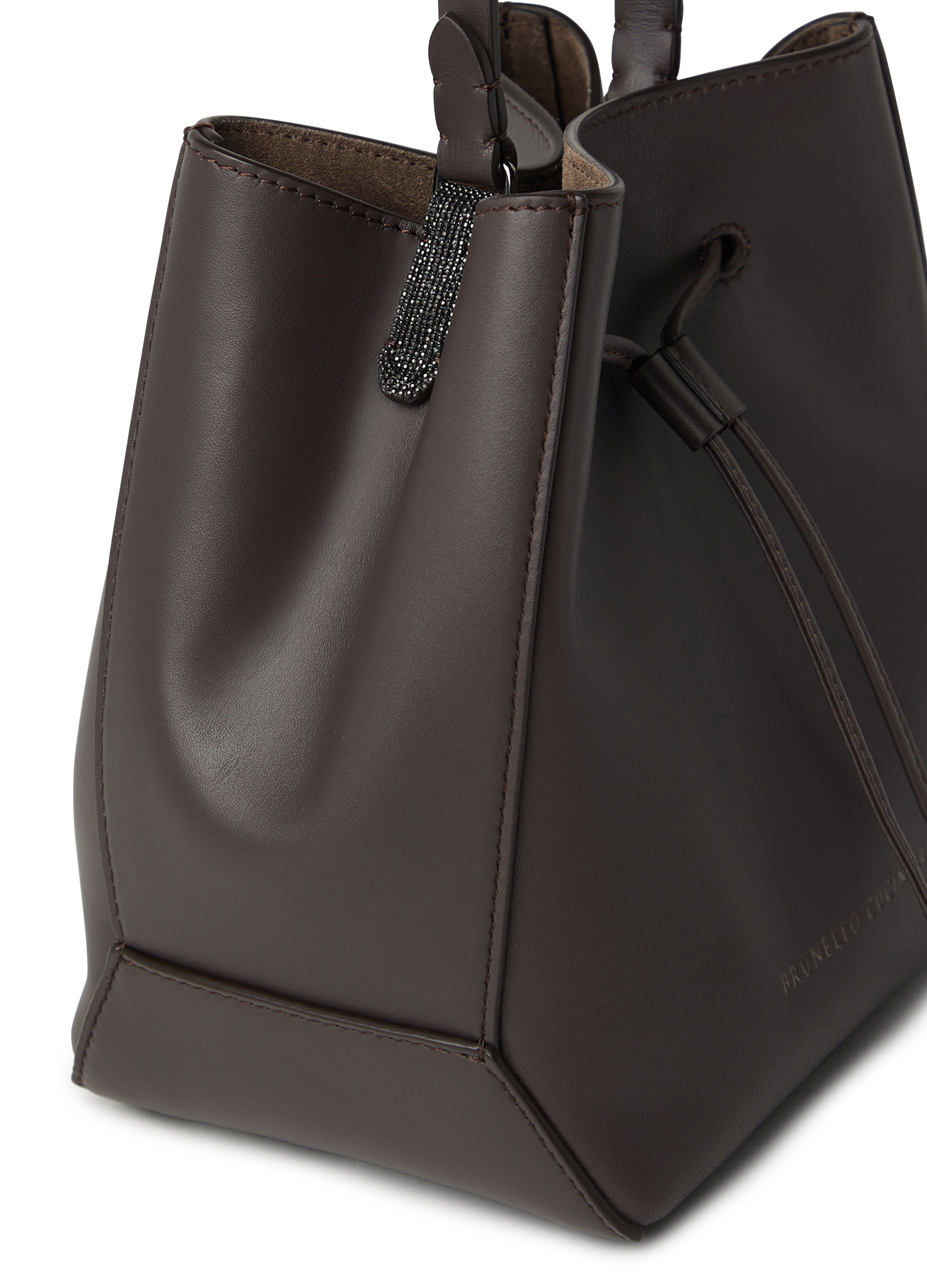 Brunello Cucinelli Leather bucket bag