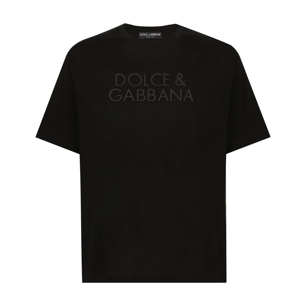 Dolce & Gabbana Cotton T-shirt with logo embroidery