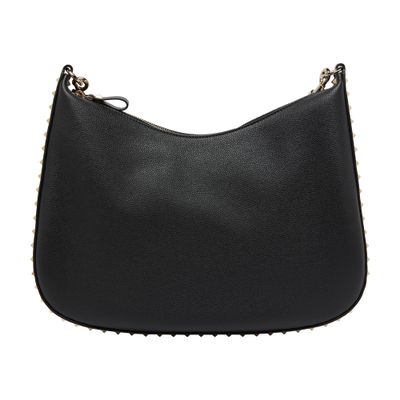 VALENTINO GARAVANI Rockstud zippered hobo bag