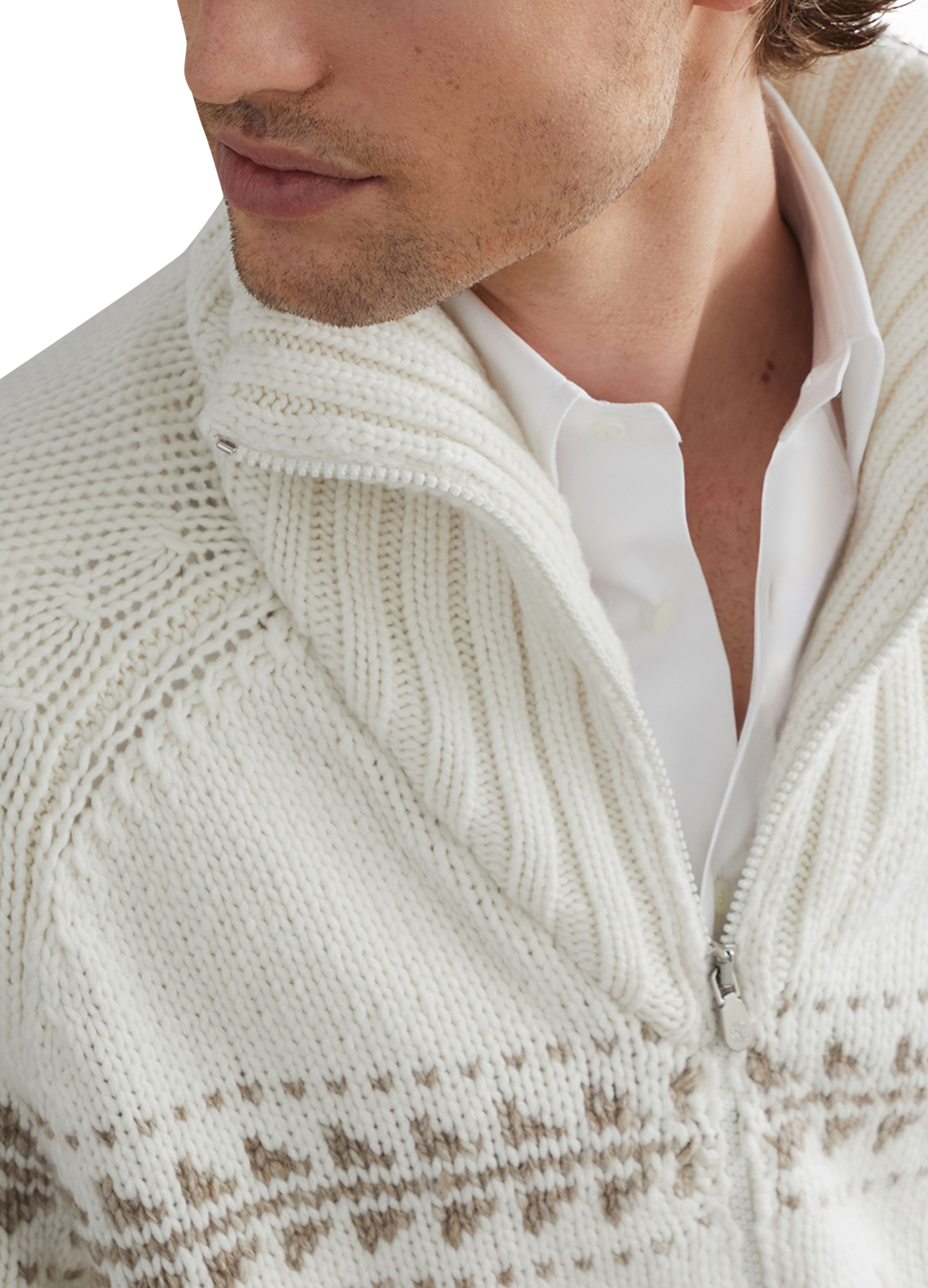 Brunello Cucinelli Cashmere Jacquard cardigan