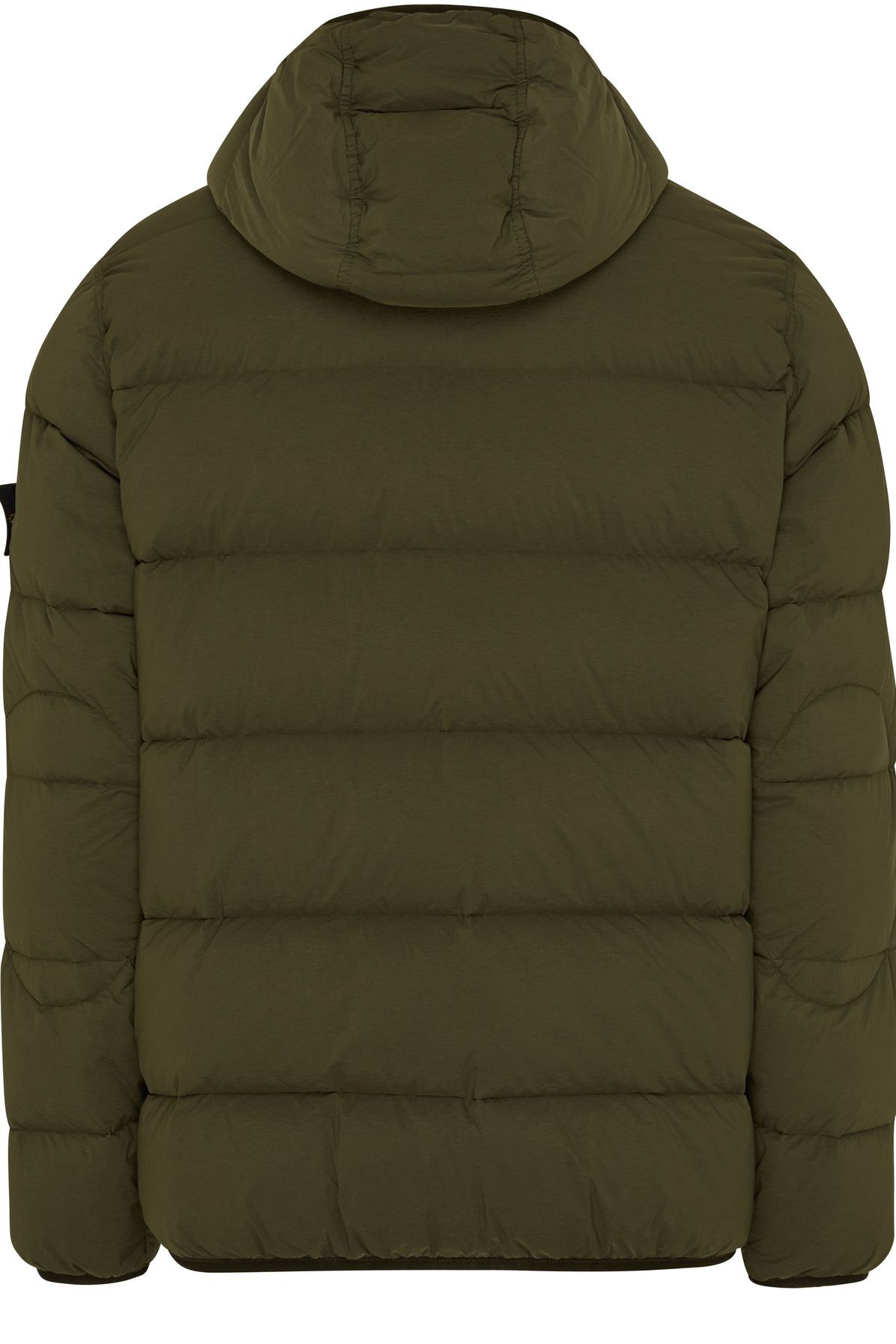 Stone Island Down jacket with logo patch