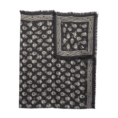 Alexander McQueen Eyelet Biker foulard