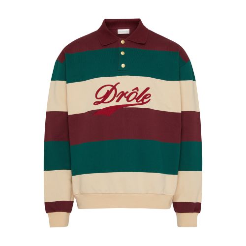 Drôle de Monsieur Fun Polo-collar Sweatshirt