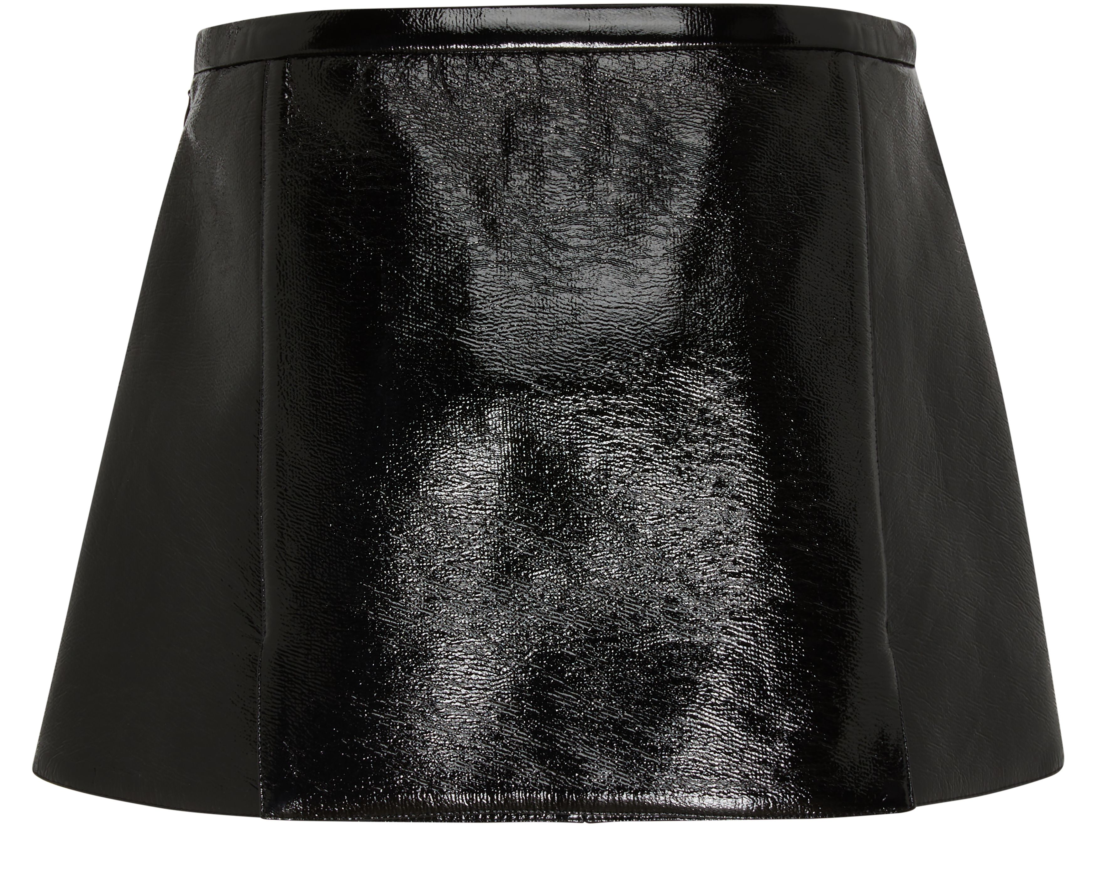 Courrèges Heritage A-Line vinyl mini skirt