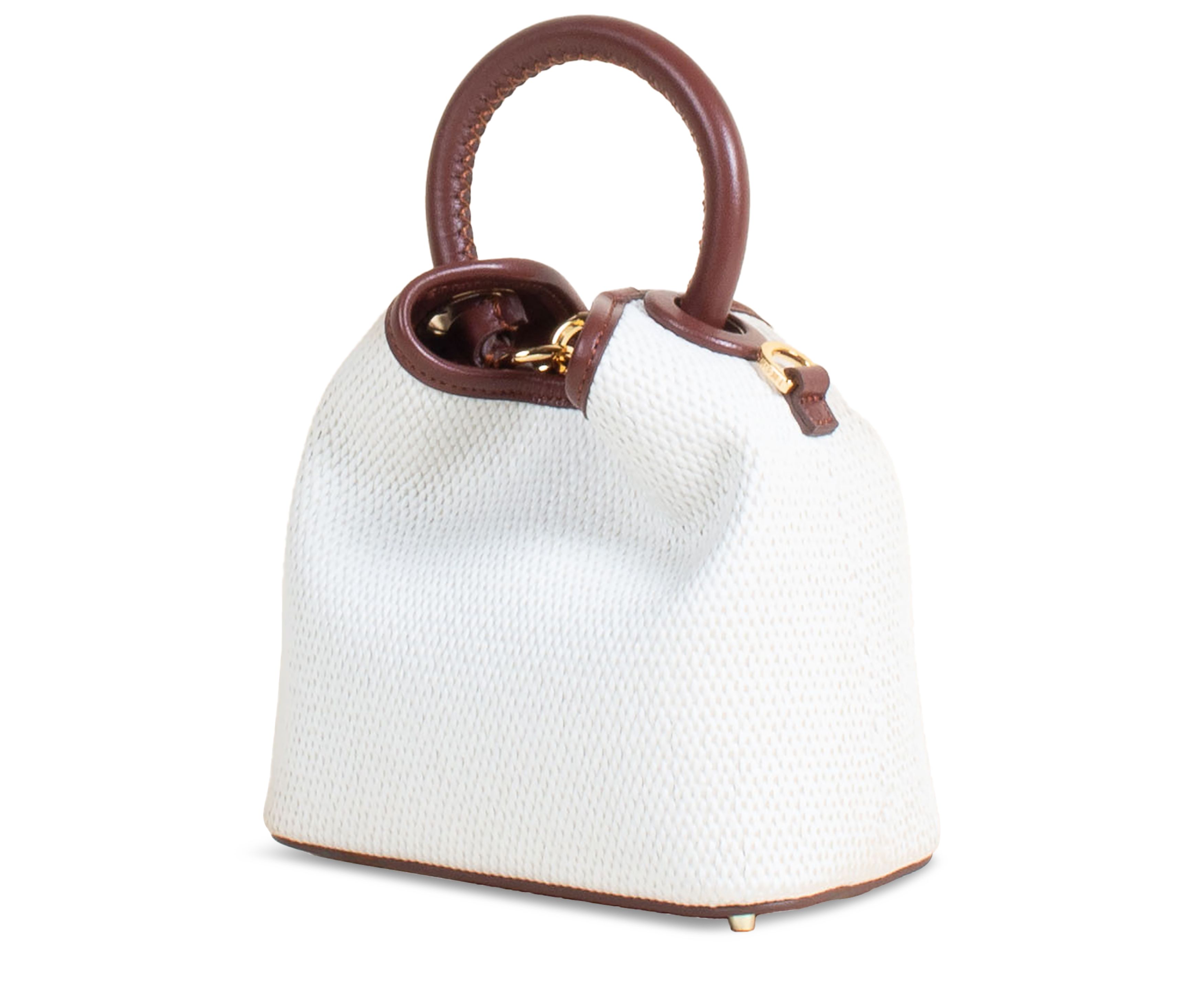 Elleme Madeleine small raffia bag