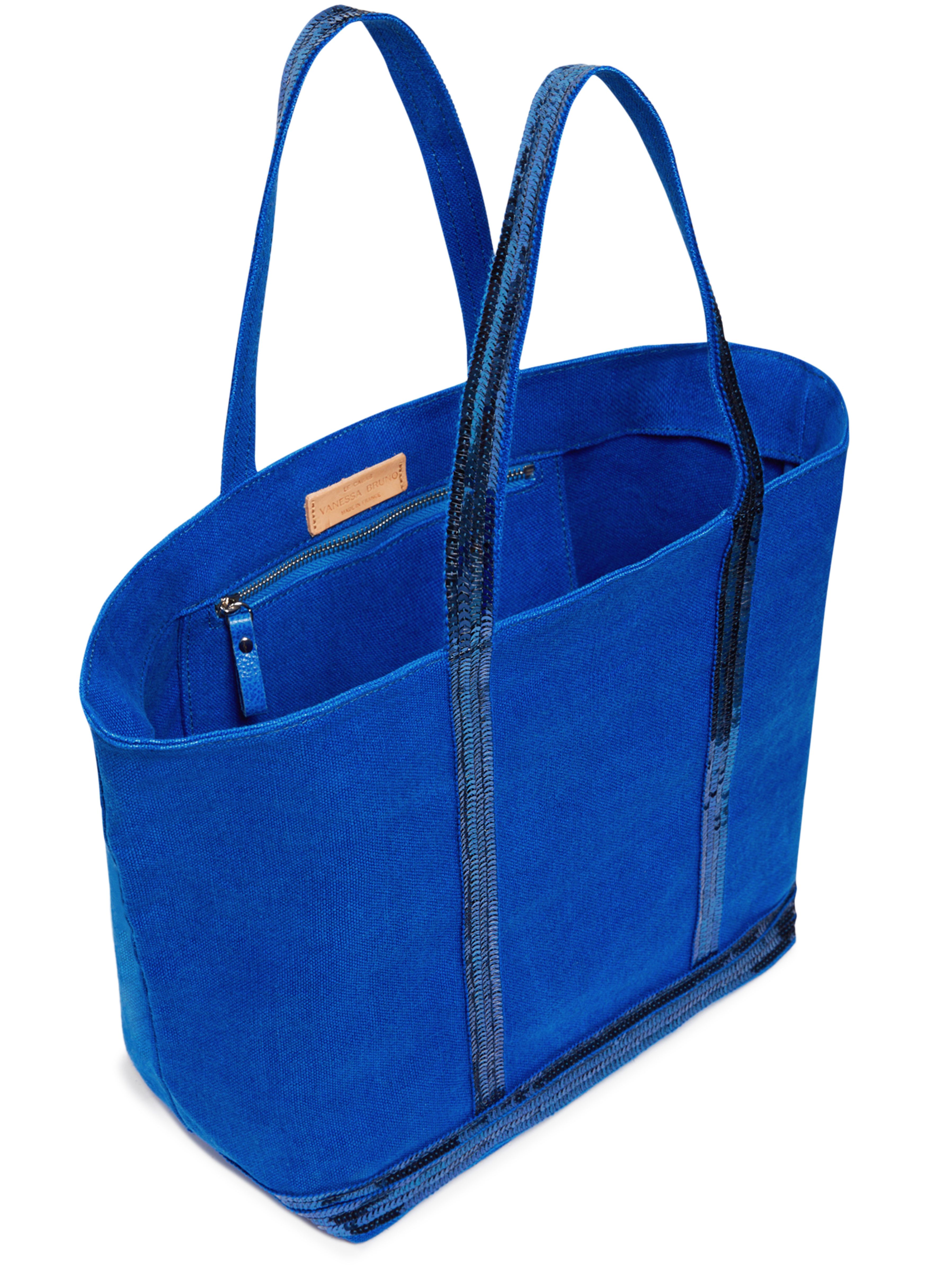  Linen L cabas tote