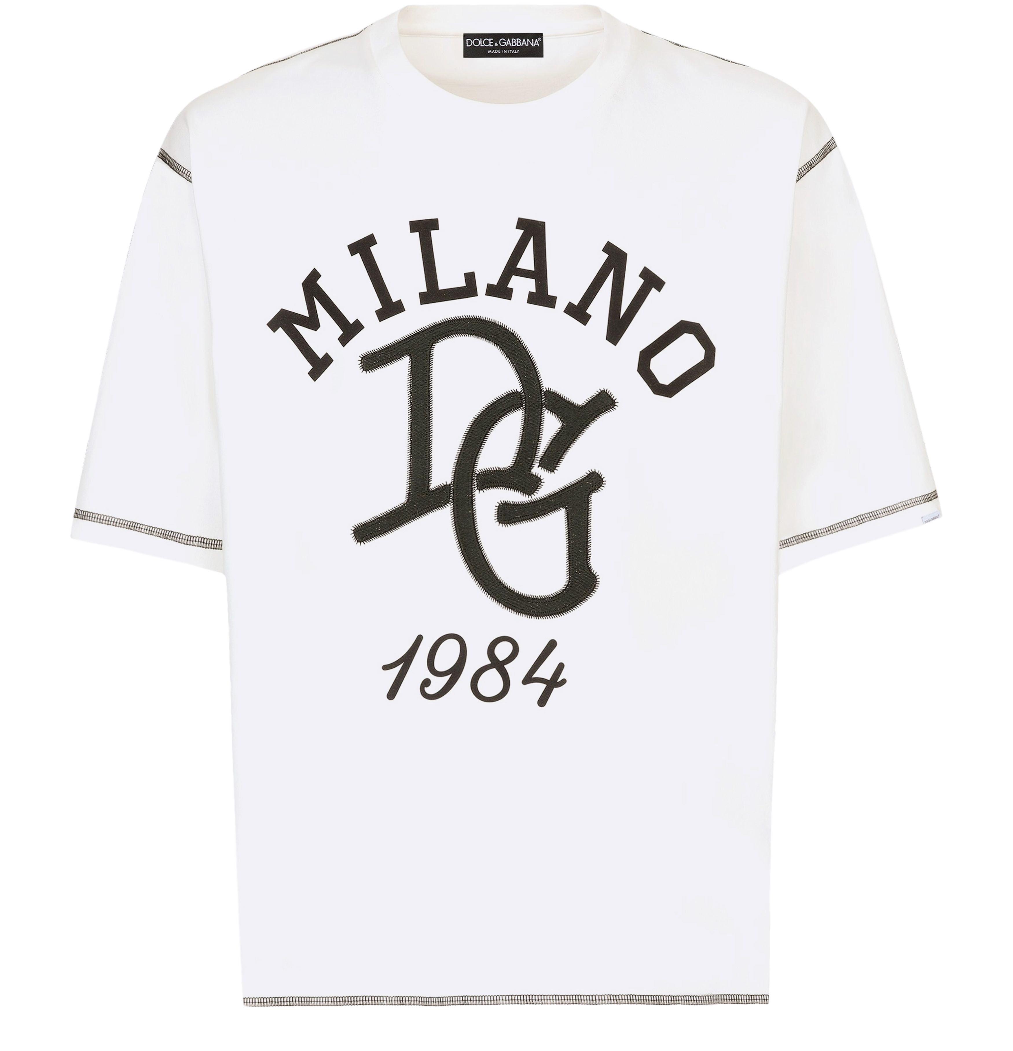 Dolce & Gabbana T-shirt with DG logo embroidery