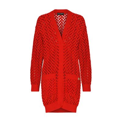 Dolce & Gabbana Long crochet cardigan